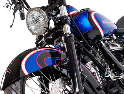 DRAG SPECIALTIES Tanque de gasolina Fat Bob con tapa de gasolina con cierre giratorio - 3,5 galones 011275-BX36 