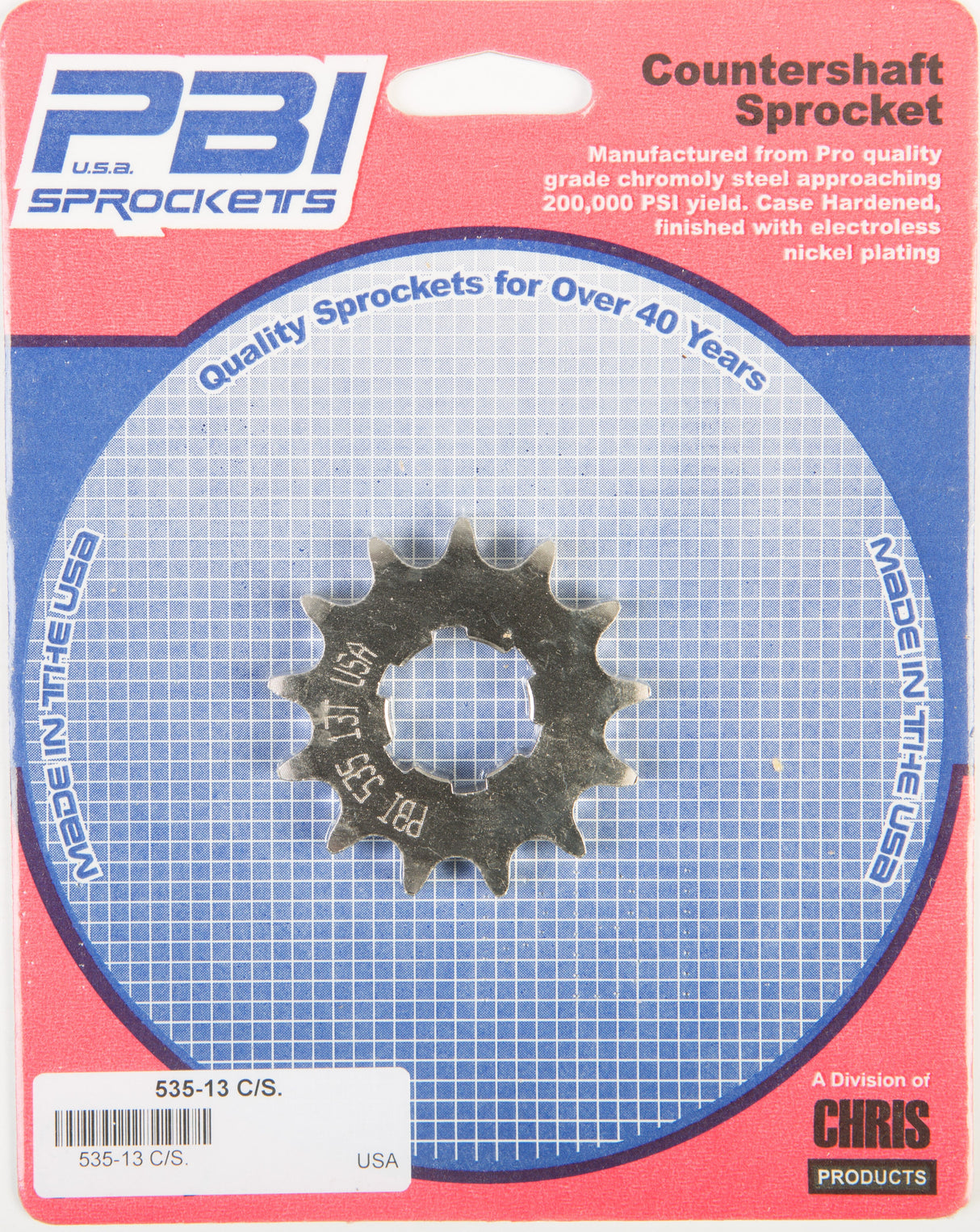 PBIFront Cs Sprocket Steel 13t-428 Kaw/Suz535-13