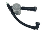 J&L 11-17 Ford Mustang GT (w/Roush/VMP S/C) Passenger Side Oil Separator 3.0 - Clear Anodized 3020P-C