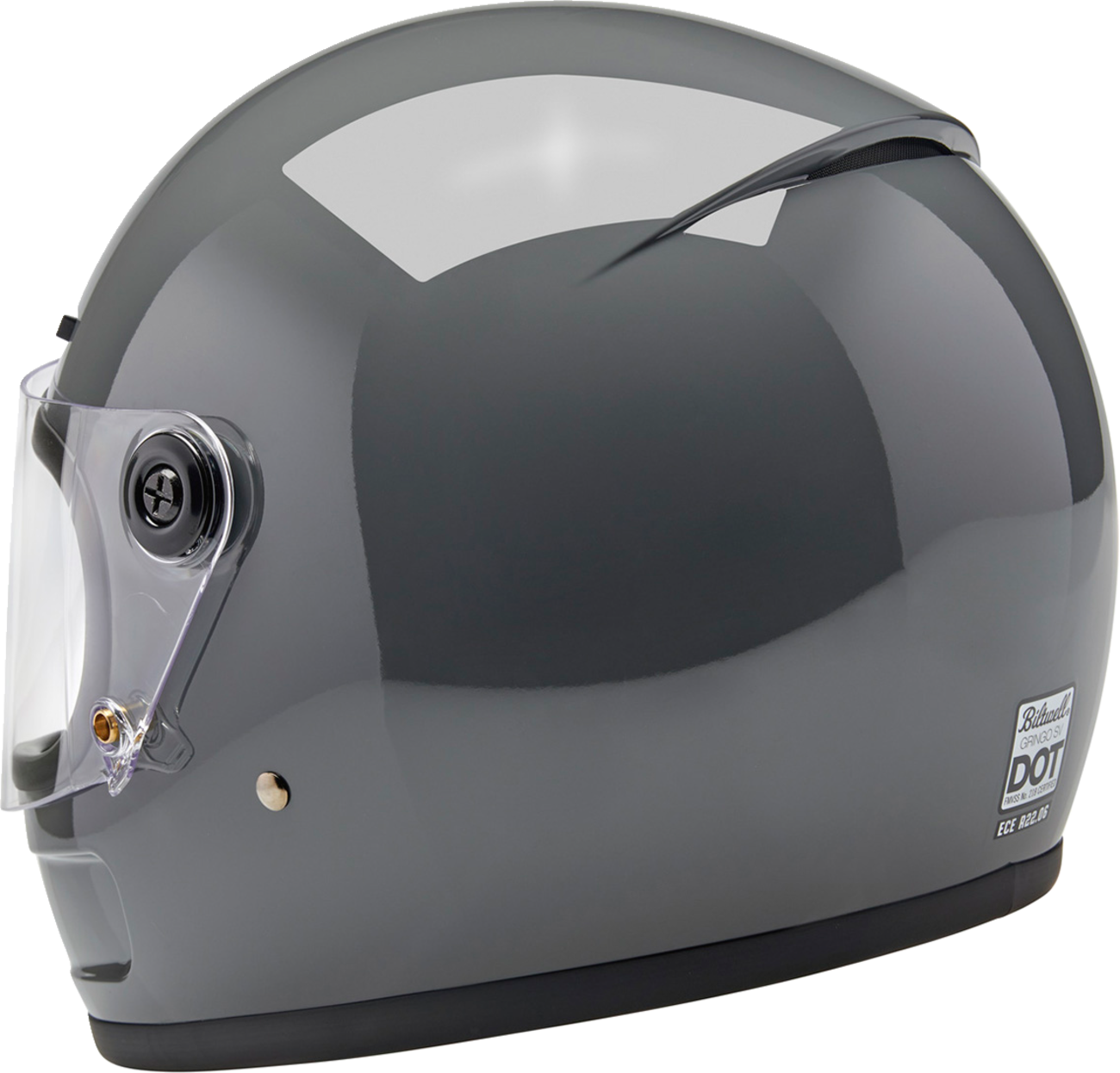 BILTWELL Gringo SV Helmet - Gloss Storm Gray - XL 1006-109-505