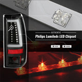 Spyder 03-06 Chevy Silverado - (Does Not Fit Stepside) LED Tail Lights - All Black ALT-YD-CS03V2-LED 5085849