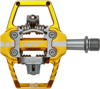 HT COMPONENTS T1-Sx Bmx Pedals Gold 68x84x17mm Cleat Included 102001T1SX204101