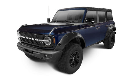 Bushwacker 2021+ Ford Bronco 4-Door Pocket Style Flares 4pc - Black 20960-02