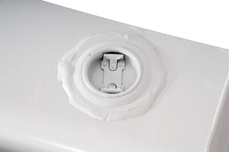 Deezee Universal Tanks - Short Rectangle White Steel DZ 91753S