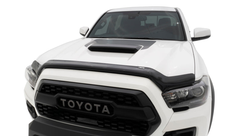 AVS 16-18 Toyota Tacoma Bugflector Medium Profile Hood Shield - Smoke 23681