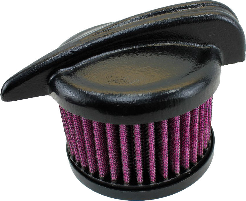 TC BROS Streamliner Air Cleaner Hd Cv Carbs & Efi (Black) 109-0118