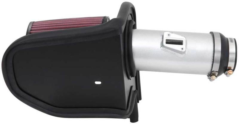 K&N 13-14 Honda Accord 3.5L V6 69 Series Typhoon Air Intake System - Silver Cold Air Intake Kit 69-1212TS
