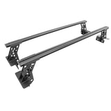 Go Rhino 15-22 Ford F-150 / 07-21 Toy. Tundra XRS Cross Bars Kit - Tex Blk (Attch Tonneau Cvr T-Trk) 5935015T