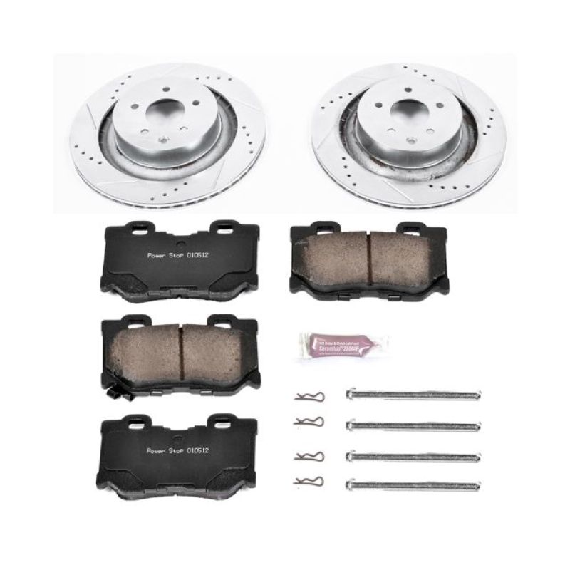 Power Stop 08-13 Infiniti G37 Rear Z23 Evolution Sport Brake Kit K4732
