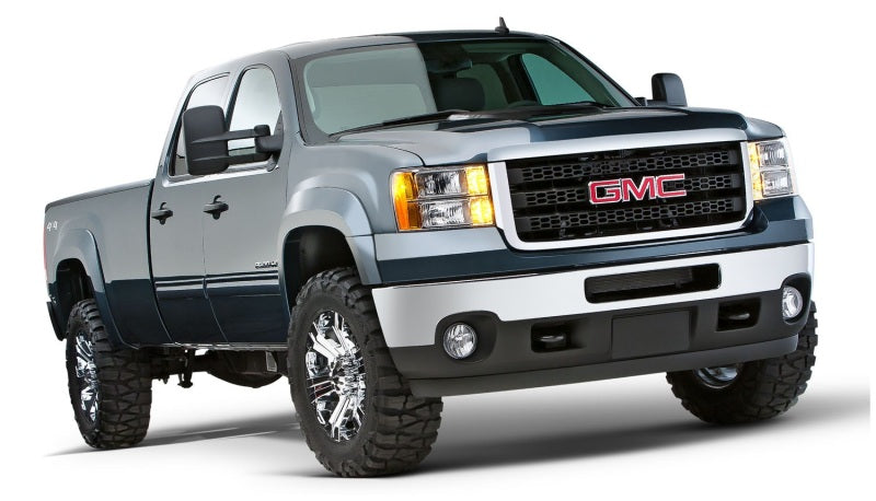 Bushwacker 07-13 GMC Sierra 1500 Fleetside Extend-A-Fender Style Flares 4pc 78.7/97.6in Bed - Black 40952-02