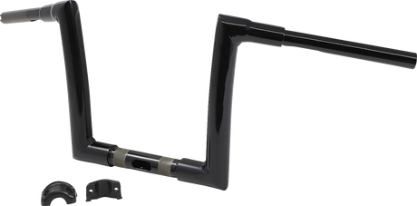 TODD'S CYCLE Handlebar - 1-1/2" Strip - Road Glide - 10" - Gloss Black 0601-5729