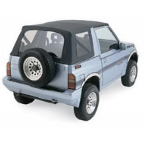 Rampage 1995-1998 Geo Tracker Soft Top OEM Replacement - Black Denim 98815