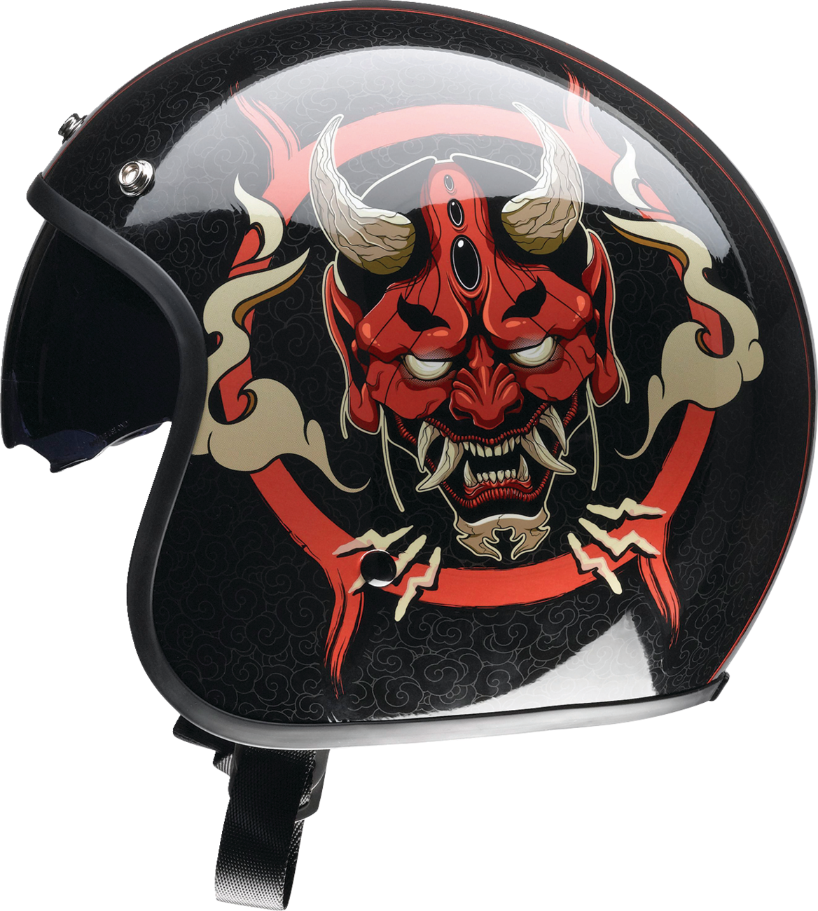 Z1R Saturn Helmet - Devilish - Gloss Black/Red - Small 0104-2877