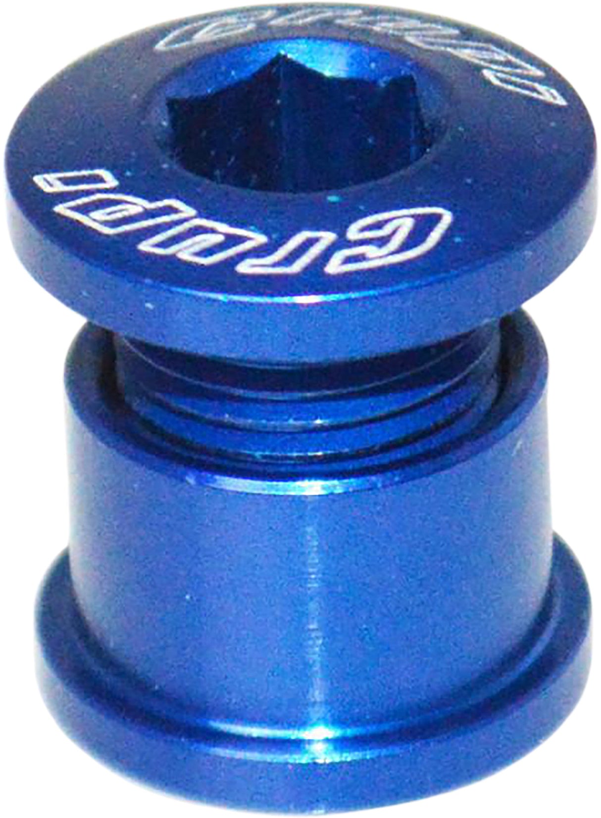CRUPI Alloy Chainring Bolts Blue 4-6.4mm 80244