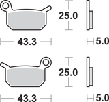 SBS Off-Road Sintered Brake Pads - KTM 50 794SI