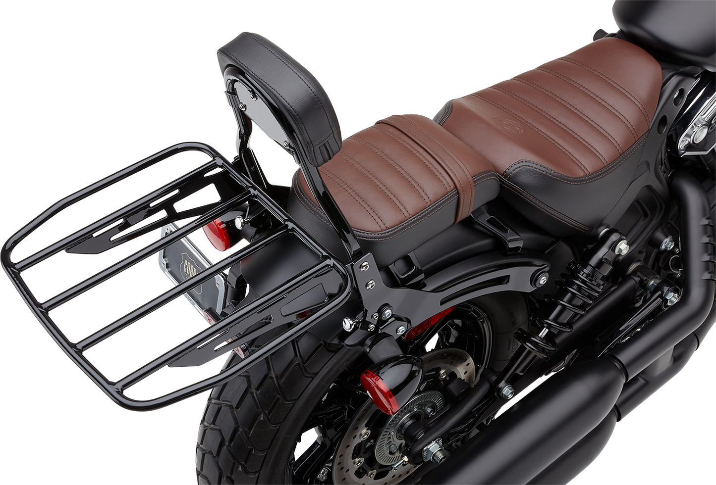 COBRA Detachable Backrest - Mini - Black - Chieftain 502-2012B