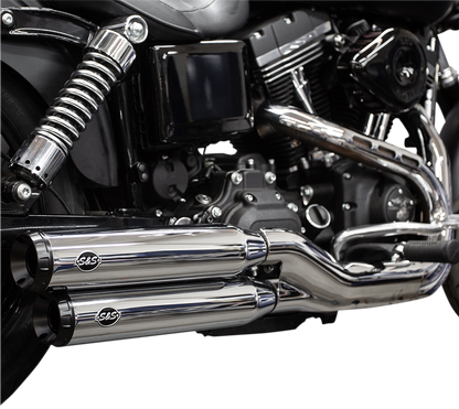 S&S CYCLE Grand National Mufflers - Chrome 550-0723 1801-1277