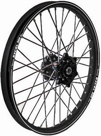 DUBYA Front Wheel 1.85 X 19 Black Hub Black Rim 56-3167BB