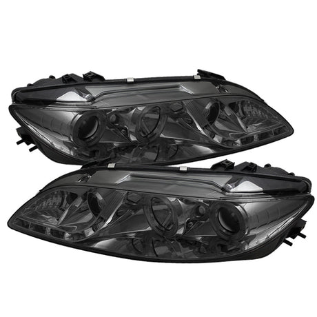 Spyder Mazda 6 03-05 With Fog Lights Projector Headlights LED Halo DRL Smke PRO-YD-M603-FOG-DRL-SM 5042545