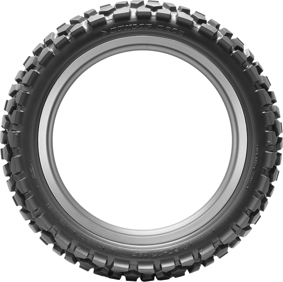 DUNLOP Tire - D605 - Rear - 4.60"-17" - 62P 45154676