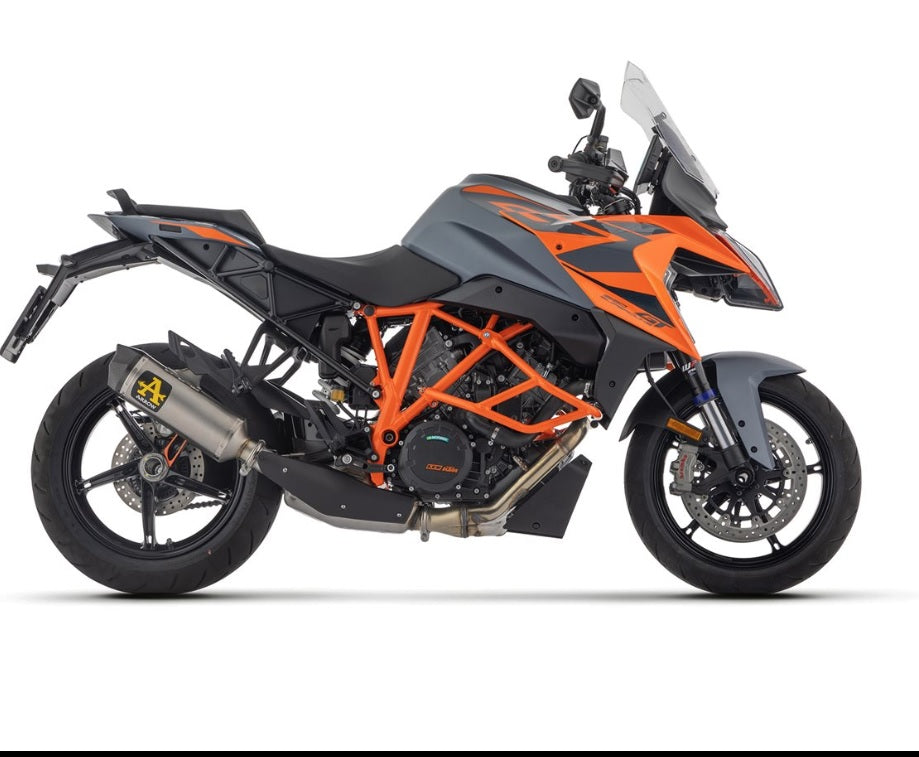 Arrow Ktm 1290 Super Duke R '14 Silenciador Race-Tech De Titanio Homologado Con Tapa De Carbono Para Colectores Originales 71820pk