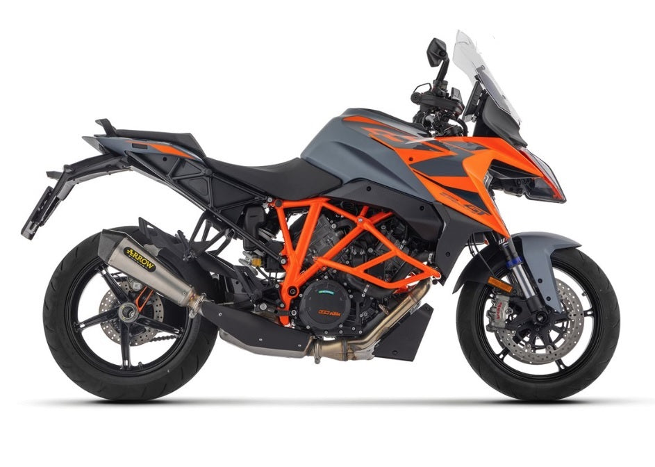 Arrow Ktm 1290 Super Duke 2014-2019 /SuperDuke GT 2022/2024 Homologated Nichrom X-Kone Silencer With Carbon End Cap For Original Collectors 71820xki