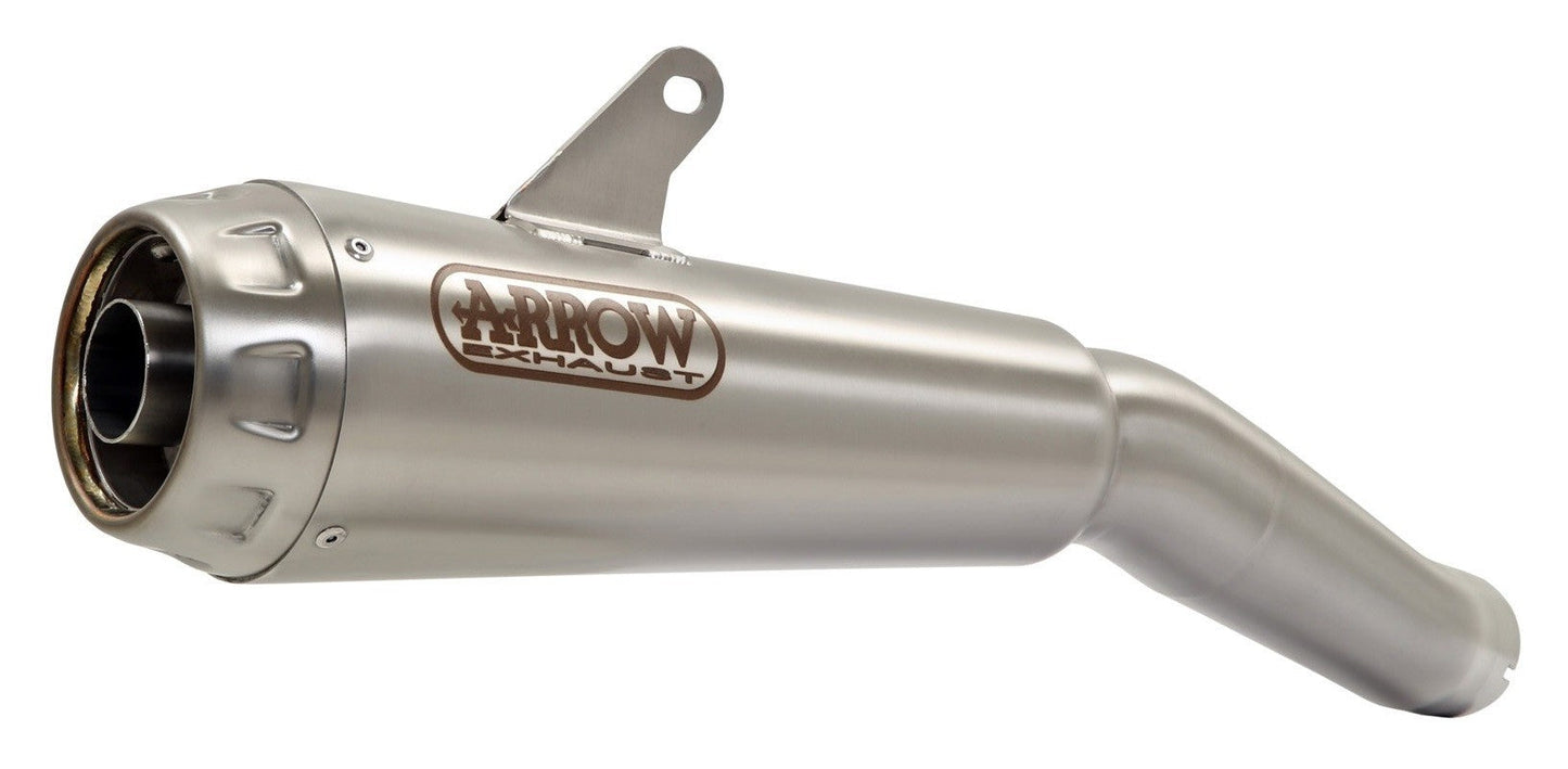 Arrow Pro-Race Slip-on Exhaust Nichrome with Steel End Cap ZX-6R 636 2019-2020  71898PRI