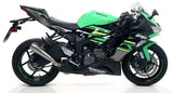 IN STOCK 71898PRN Arrow Pro-Race ZX-6R 636 2009-2025 2026  Slip-on Exhaust Nichrome Dark with Steel End Cap