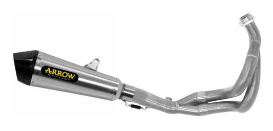 Arrow X-Kone Full Exhaust, Nichrome for Kawasaki Z650 2021-2024  71937XKIW