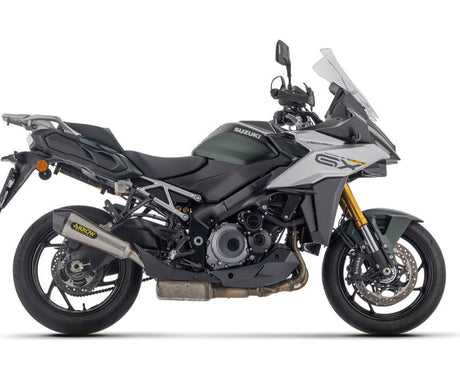 71938XK Arrow SX-Kone Slip-on Exhaust, Nichrome for Suzuki GSX-S1000 21 -24 /GX 2024
