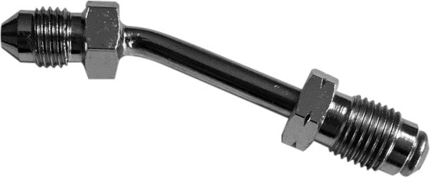 GOODRIDGE Clutch Hose Adapter Chrome 3/8-24 Inverted Flare 10 Deg 629-03CH