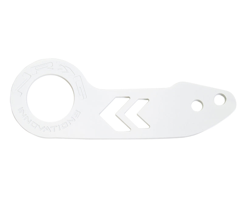 NRG Universal Rear Tow Hook - White Powder Coat TOW-110WT