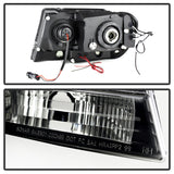 Spyder Jeep Grand Cherokee 99-04 Projector Headlights LED Halo LED Black Smoke PRO-YD-JGC99-HL-BSM 5078568