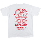 FMF Breakin Hearts T-Shirt - White - Medium SU25118909WHTMD
