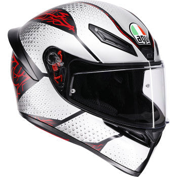 AGV Helmet K1 S Speedarmor Matt Black/Grey/Red Md 2118394018-073-M