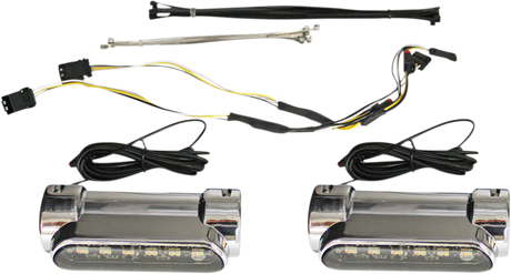 CUSTOM DYNAMICS Engine Guard Light - FLH - Chrome CD-CB-AW-BCM-C