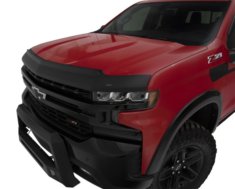 AVS 22-23 Chevrolet Silverado 1500 (Excl. ZR2/LT Trail Bss) Aeroskin II Low Prof Hood Shield - Blk 436168