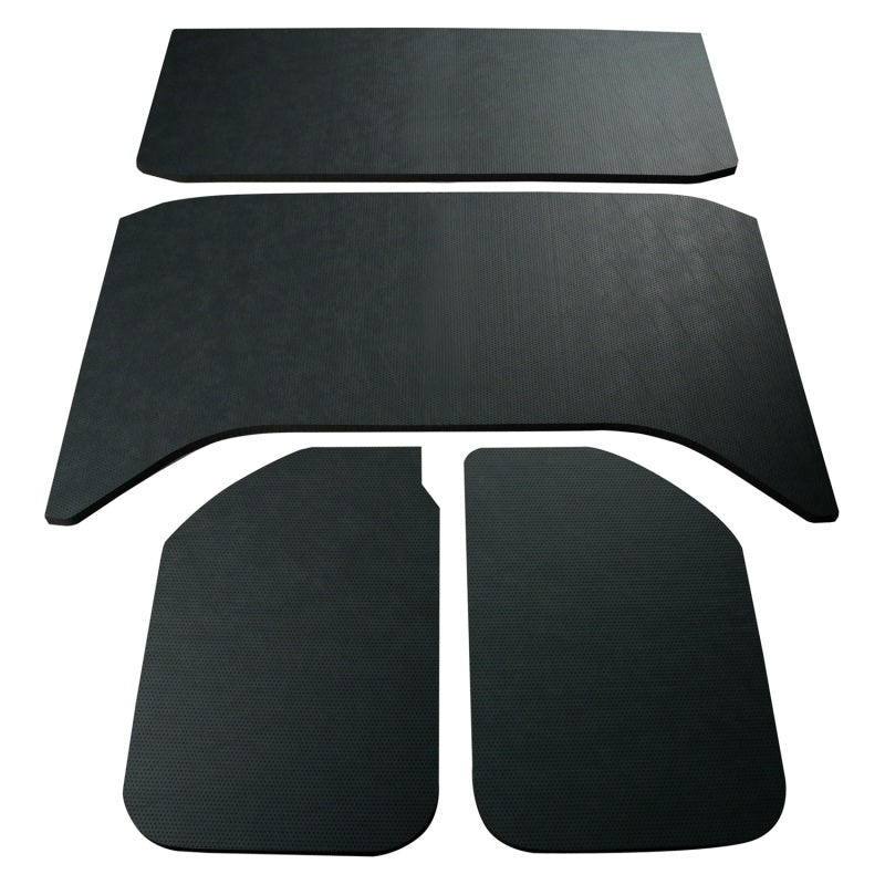 DEI 11-18 Jeep Wrangler JK 4-Door Boom Mat Headliner - 4 Piece - Black Leather Look 50159