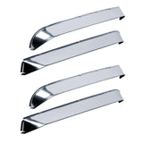AVS 87-91 Ford LTD Crown Victoria Ventshade Front & Rear Window Deflectors 4pc - Stainless 14088