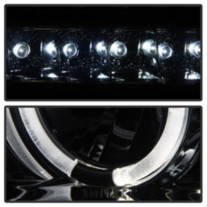 Spyder Toyota Tundra 07-13 Projector Headlights LED Halo LED Smke PRO-YD-TTU07-HL-SM 5012043