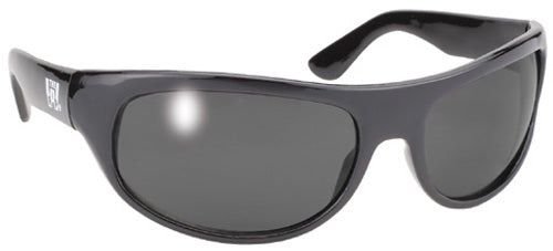 Pacific Coast Wrap Sunglasses - Black Frame / Smoke Lens 72-207