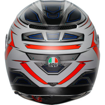 AGV K3 Helmet - Space - Matte White/Red Fluo - Small 2118381004-020-S