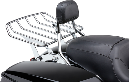 COBRA Detachable Backrest - Chrome - Short - FLH/FLT 602-2200