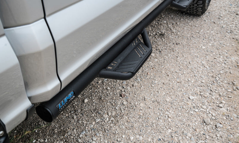Lund 2019 Chevrolet Silverado 1500 Crew Cab Terrain HX Step Nerf Bars - Black 34641020