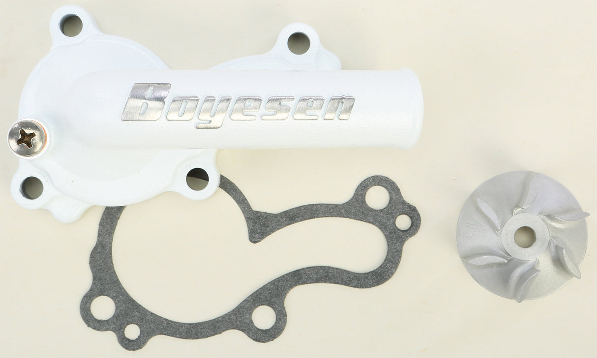BOYESEN Waterpump Cover & Impeller Kit White WPK-18W