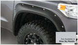 Bushwacker 16-18 Toyota Tundra Fleetside Pocket Style Flares 4pc 66.7/78.7/97.6in Bed - Silver Sky 30918-53