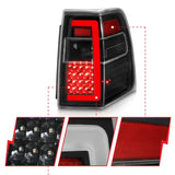 ANZO 07-17 Ford Expedition LED Taillights w/ Light Bar Black Housing Clear Lens 311408
