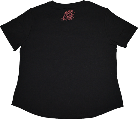 LETHAL THREAT Women's Two Faced Catrina T-Shirt - Black - Small LA70204S