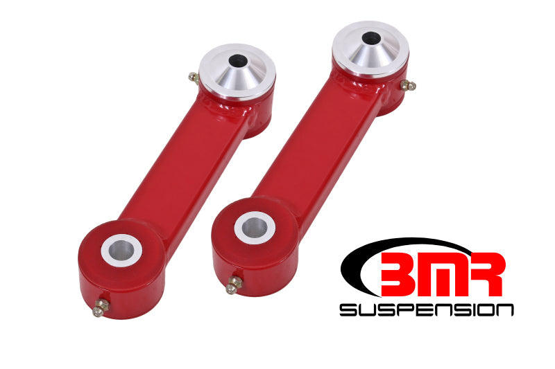 BMR 15-17 S550 Mustang Rear Lower Control Arms Vertical Link (Polyurethane) - Red TCA048R