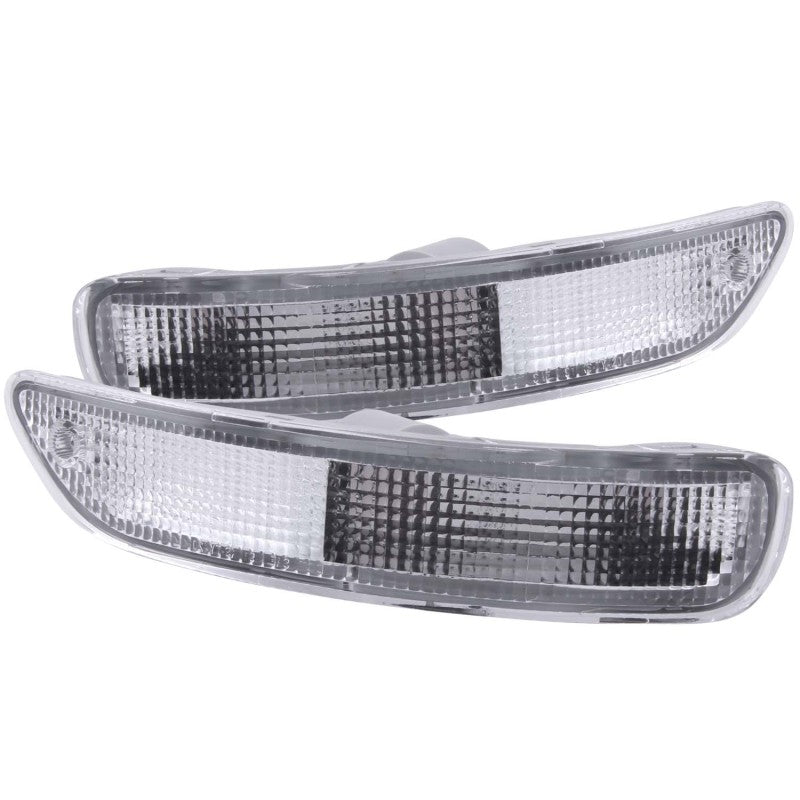 ANZO 1993-1997 Toyota Corolla Euro Parking Lights Chrome 511017